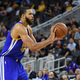 JaVale McGee of the Golden State Warriors during a preseason game Oct. 15, 2016, in Las Vegas
Ethan Miller/Getty Images